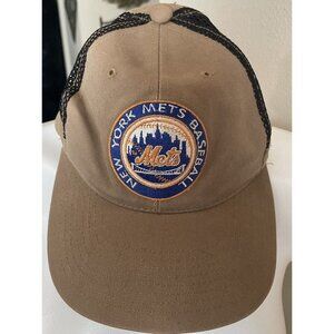 American Needle Genuine Merchandise New York Met Baseball Cap Hat Brown #00476